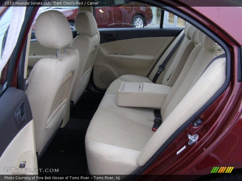 Dark Cherry Red / Camel 2010 Hyundai Sonata GLS