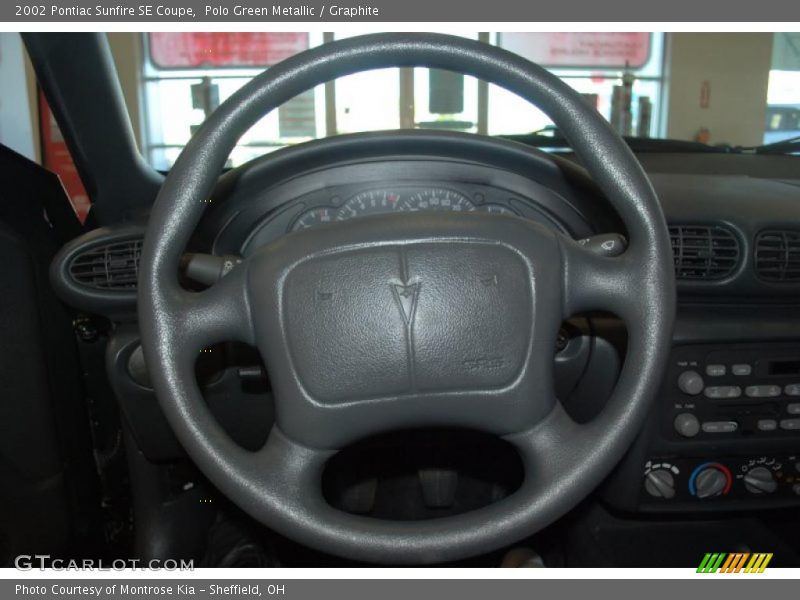 Polo Green Metallic / Graphite 2002 Pontiac Sunfire SE Coupe