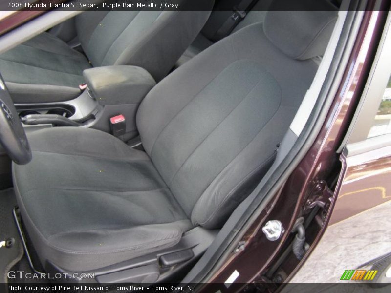 Purple Rain Metallic / Gray 2008 Hyundai Elantra SE Sedan