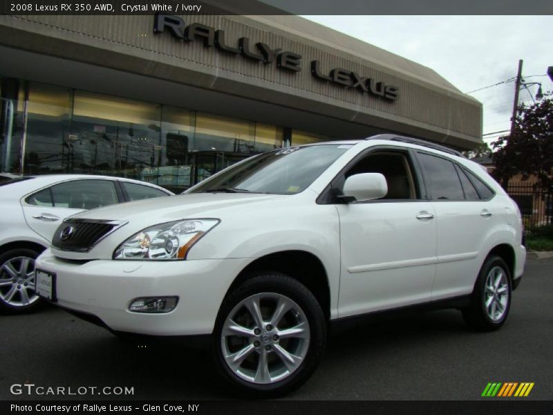 Crystal White / Ivory 2008 Lexus RX 350 AWD