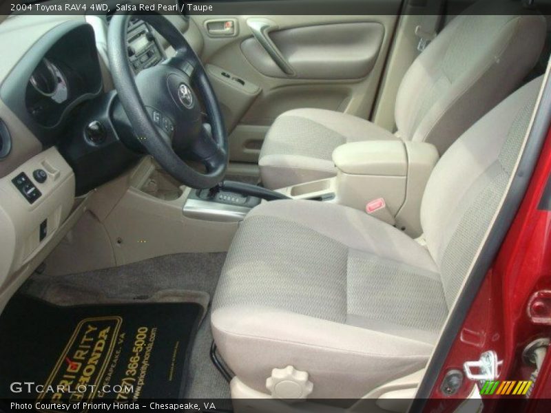 Salsa Red Pearl / Taupe 2004 Toyota RAV4 4WD
