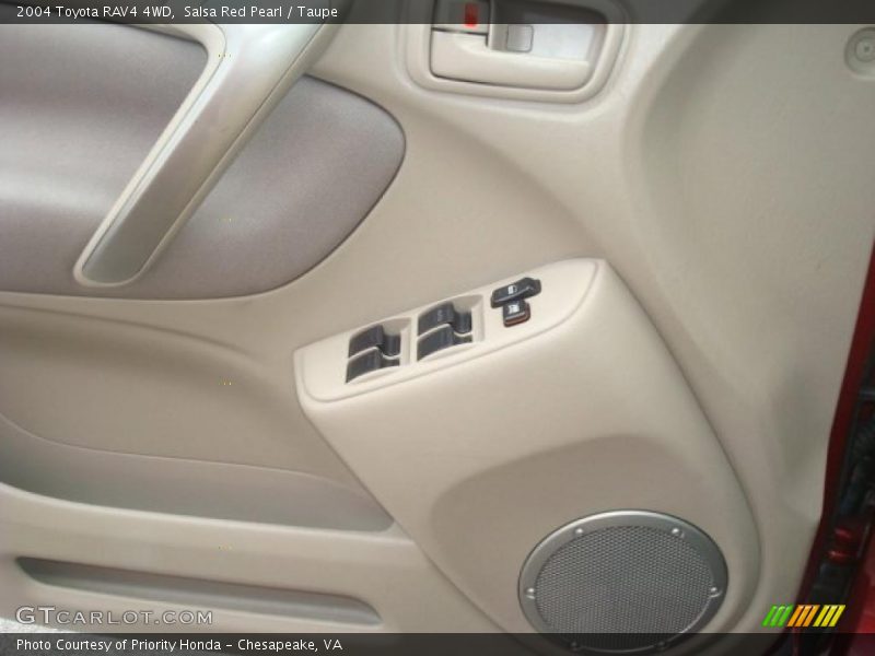 Salsa Red Pearl / Taupe 2004 Toyota RAV4 4WD