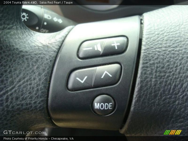 Salsa Red Pearl / Taupe 2004 Toyota RAV4 4WD