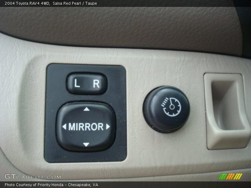 Salsa Red Pearl / Taupe 2004 Toyota RAV4 4WD