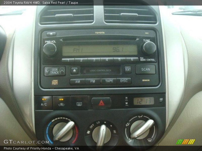 Salsa Red Pearl / Taupe 2004 Toyota RAV4 4WD