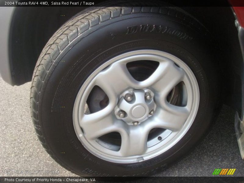 Salsa Red Pearl / Taupe 2004 Toyota RAV4 4WD