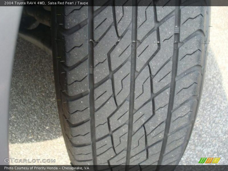 Salsa Red Pearl / Taupe 2004 Toyota RAV4 4WD