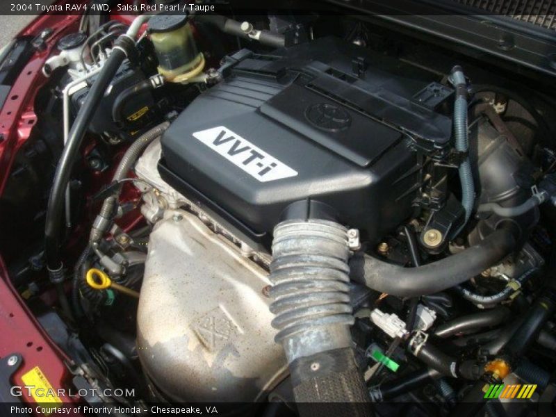Salsa Red Pearl / Taupe 2004 Toyota RAV4 4WD