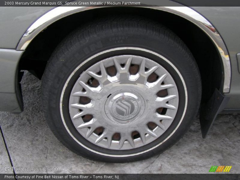 Spruce Green Metallic / Medium Parchment 2003 Mercury Grand Marquis GS