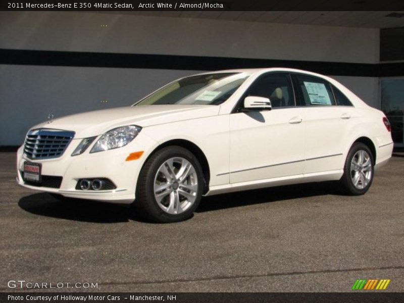 Arctic White / Almond/Mocha 2011 Mercedes-Benz E 350 4Matic Sedan