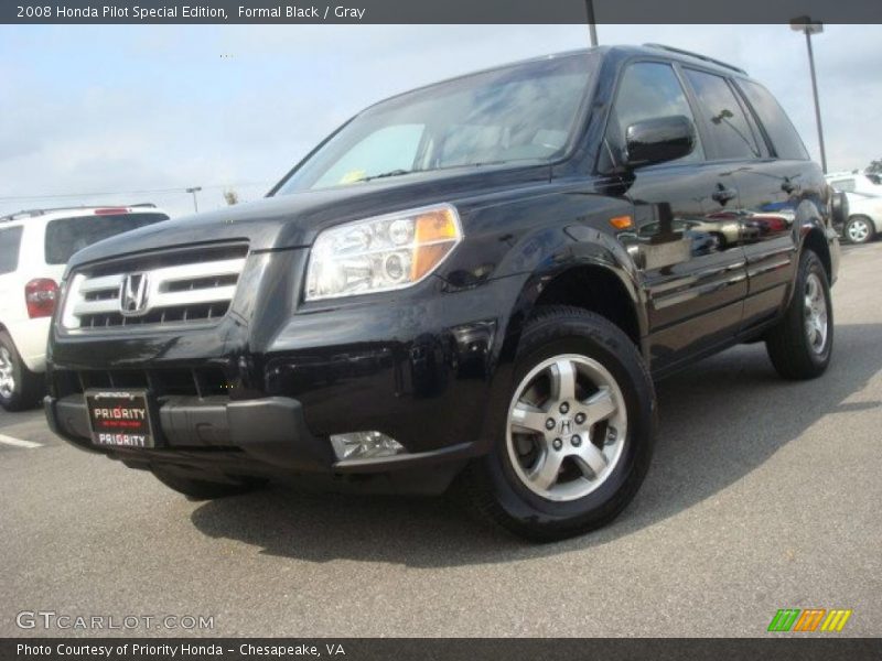 Formal Black / Gray 2008 Honda Pilot Special Edition