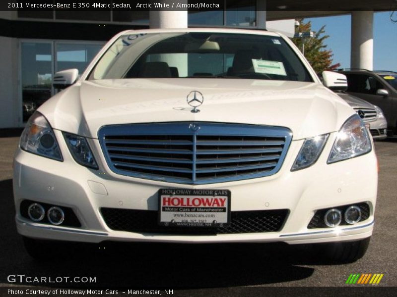 Arctic White / Almond/Mocha 2011 Mercedes-Benz E 350 4Matic Sedan