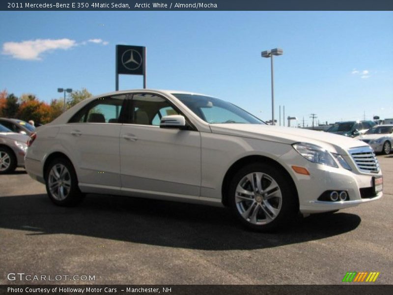 Arctic White / Almond/Mocha 2011 Mercedes-Benz E 350 4Matic Sedan