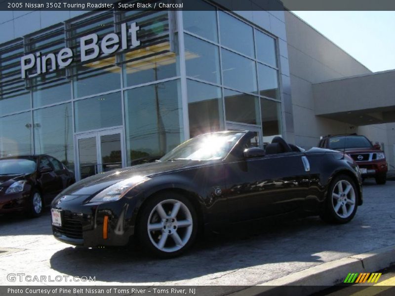 Super Black / Charcoal 2005 Nissan 350Z Touring Roadster