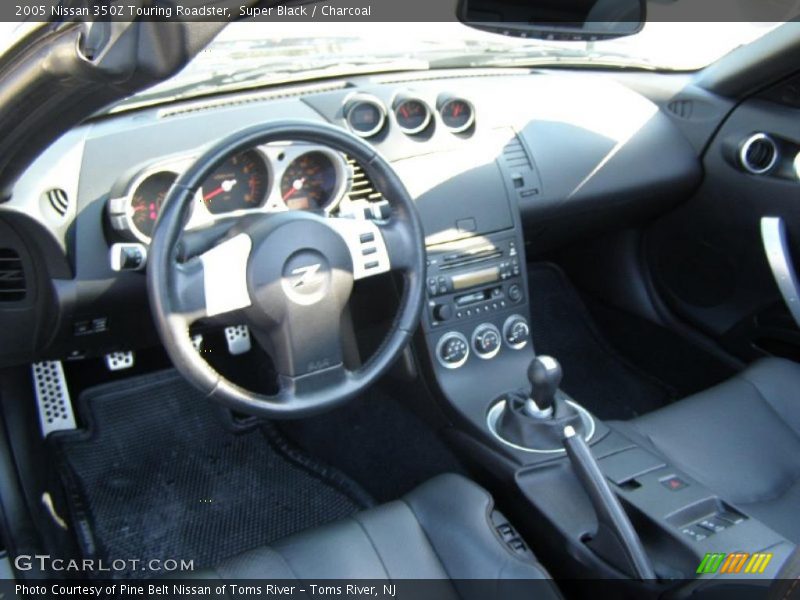 Super Black / Charcoal 2005 Nissan 350Z Touring Roadster