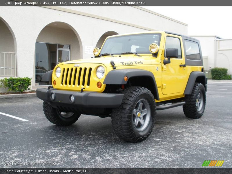 Front 3/4 View of 2008 Wrangler X 4x4 Trail Tek