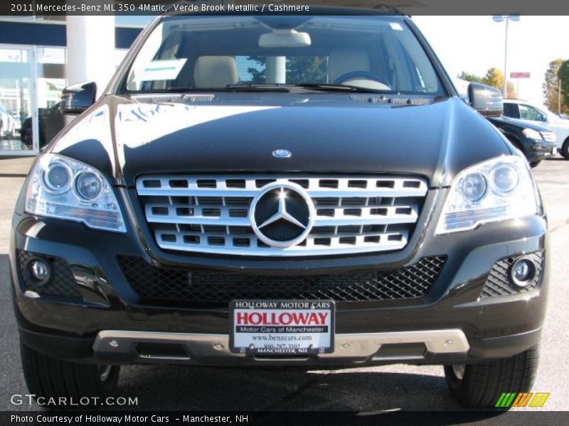 Verde Brook Metallic / Cashmere 2011 Mercedes-Benz ML 350 4Matic