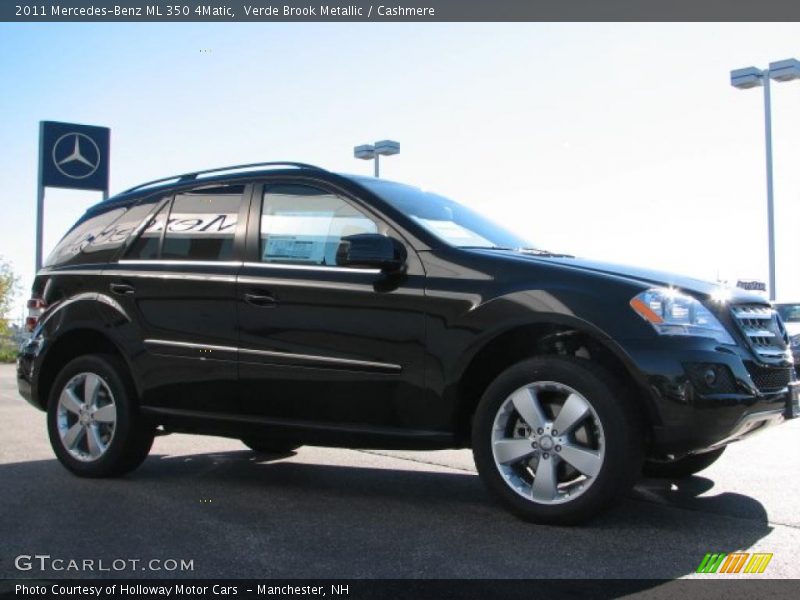 Verde Brook Metallic / Cashmere 2011 Mercedes-Benz ML 350 4Matic