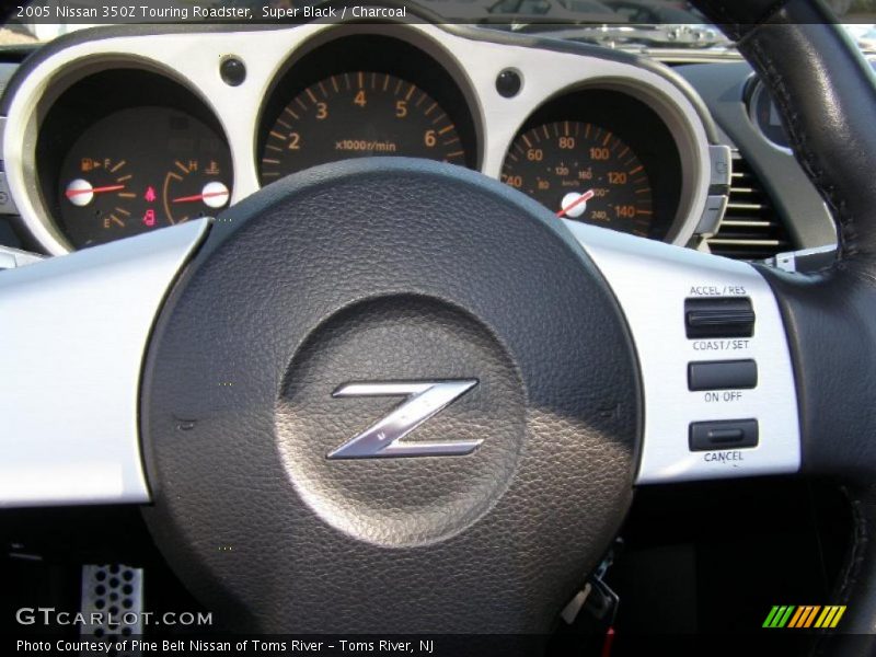 Super Black / Charcoal 2005 Nissan 350Z Touring Roadster