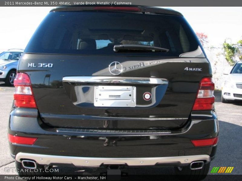 Verde Brook Metallic / Cashmere 2011 Mercedes-Benz ML 350 4Matic