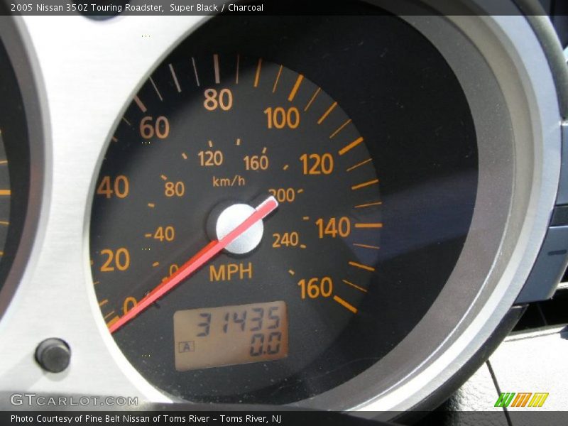 Super Black / Charcoal 2005 Nissan 350Z Touring Roadster