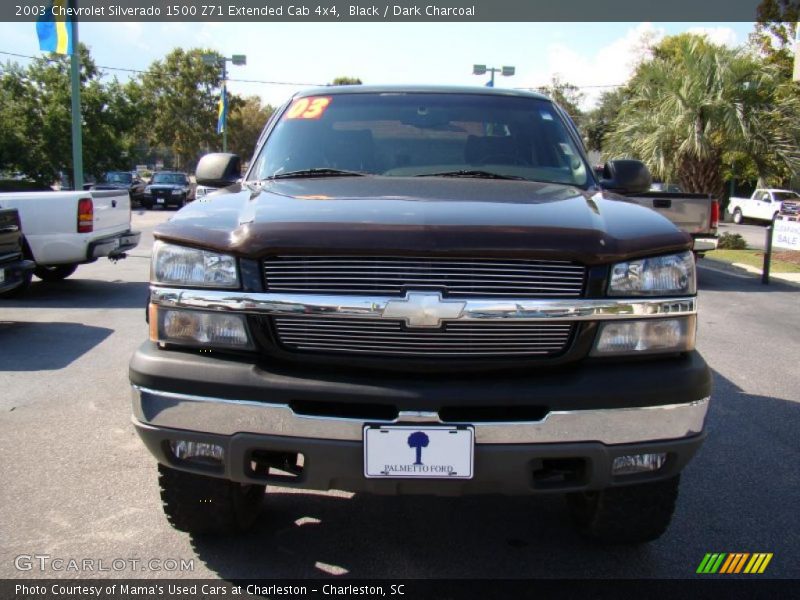 Black / Dark Charcoal 2003 Chevrolet Silverado 1500 Z71 Extended Cab 4x4