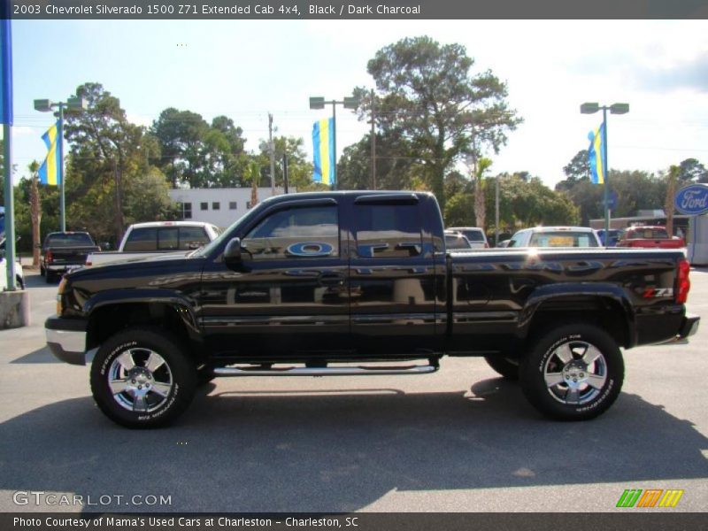 Black / Dark Charcoal 2003 Chevrolet Silverado 1500 Z71 Extended Cab 4x4