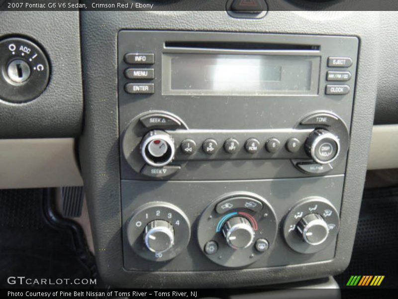 Crimson Red / Ebony 2007 Pontiac G6 V6 Sedan
