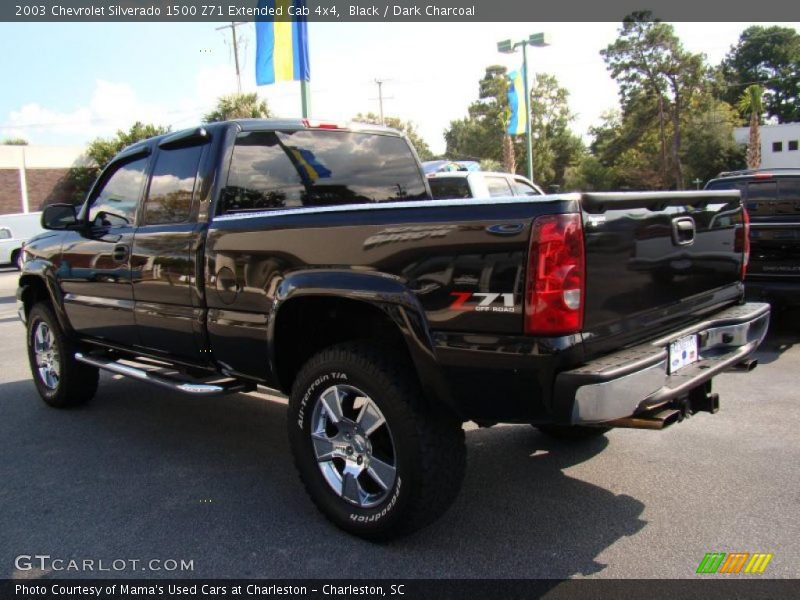 Black / Dark Charcoal 2003 Chevrolet Silverado 1500 Z71 Extended Cab 4x4