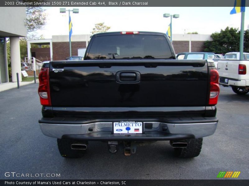Black / Dark Charcoal 2003 Chevrolet Silverado 1500 Z71 Extended Cab 4x4