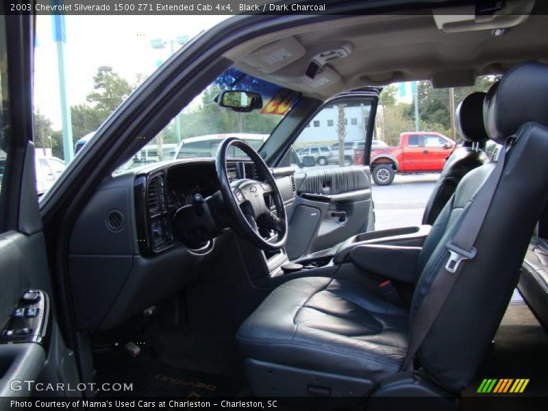 Black / Dark Charcoal 2003 Chevrolet Silverado 1500 Z71 Extended Cab 4x4