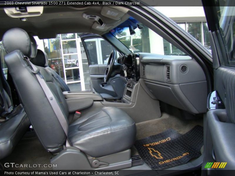 Black / Dark Charcoal 2003 Chevrolet Silverado 1500 Z71 Extended Cab 4x4