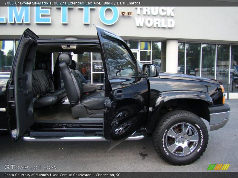 Black / Dark Charcoal 2003 Chevrolet Silverado 1500 Z71 Extended Cab 4x4