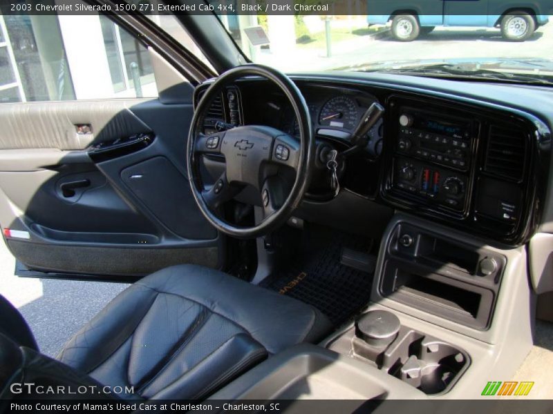 Black / Dark Charcoal 2003 Chevrolet Silverado 1500 Z71 Extended Cab 4x4