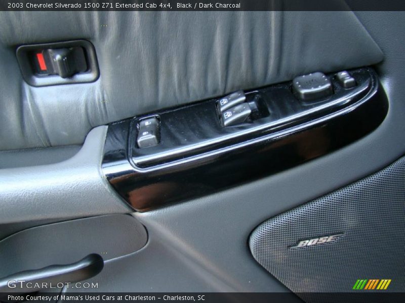 Black / Dark Charcoal 2003 Chevrolet Silverado 1500 Z71 Extended Cab 4x4