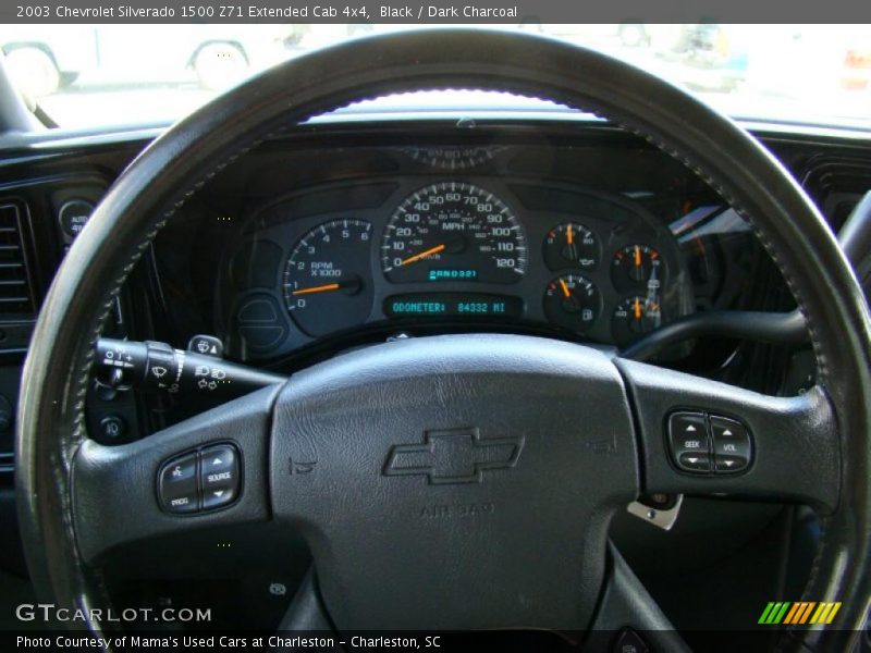 Black / Dark Charcoal 2003 Chevrolet Silverado 1500 Z71 Extended Cab 4x4