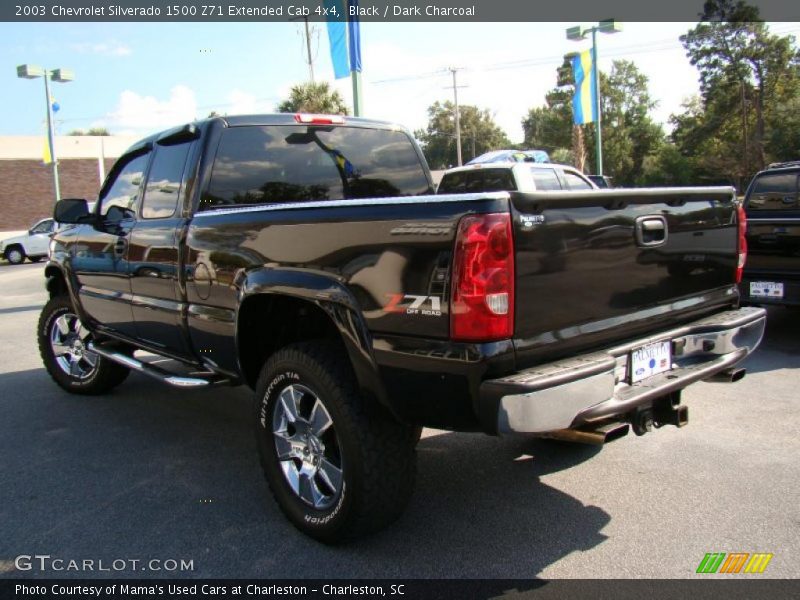 Black / Dark Charcoal 2003 Chevrolet Silverado 1500 Z71 Extended Cab 4x4