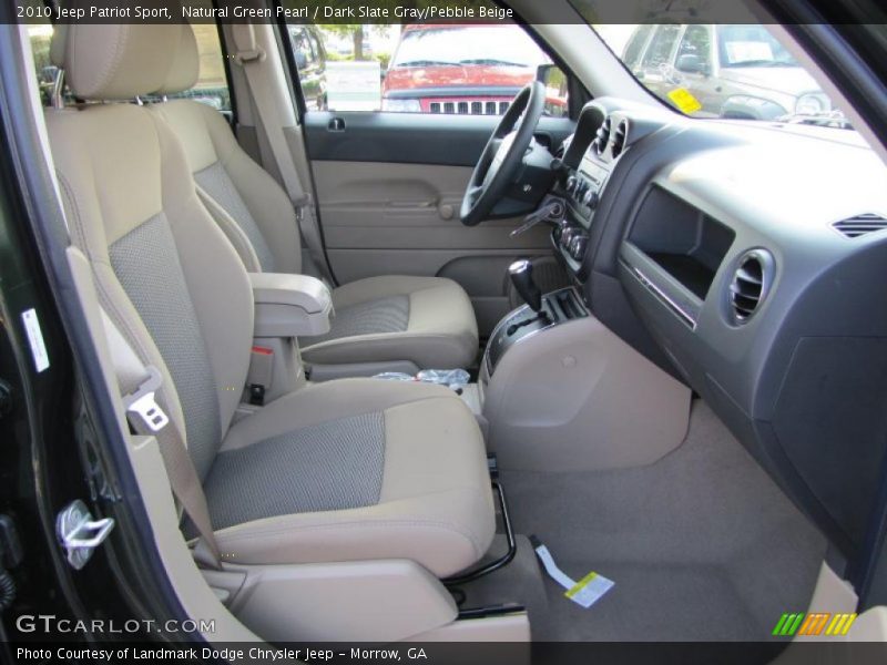 Natural Green Pearl / Dark Slate Gray/Pebble Beige 2010 Jeep Patriot Sport