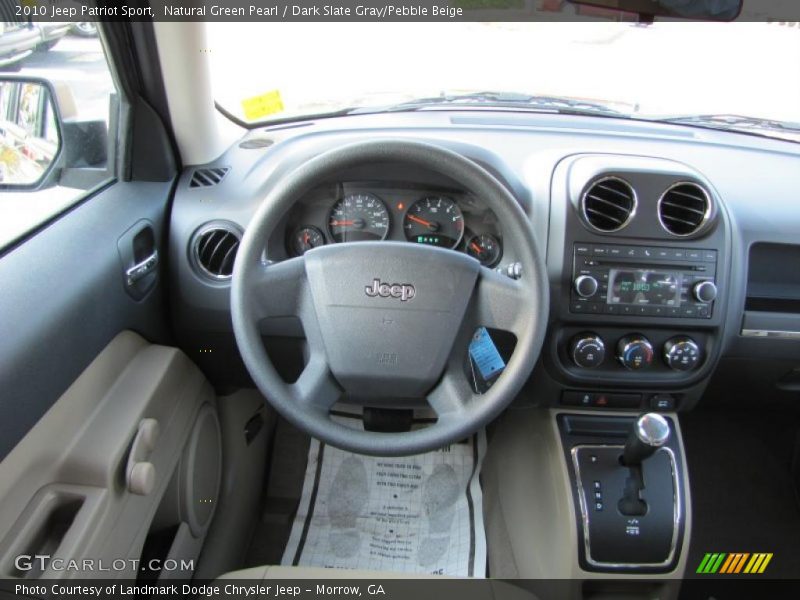 Natural Green Pearl / Dark Slate Gray/Pebble Beige 2010 Jeep Patriot Sport