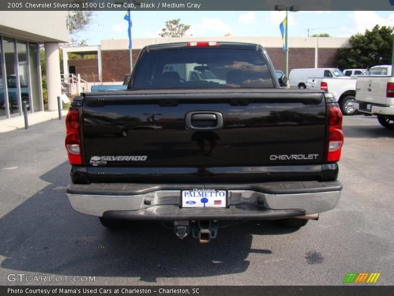 Black / Medium Gray 2005 Chevrolet Silverado 1500 LS Crew Cab