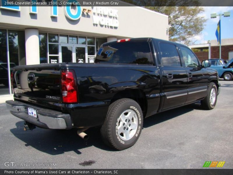 Black / Medium Gray 2005 Chevrolet Silverado 1500 LS Crew Cab