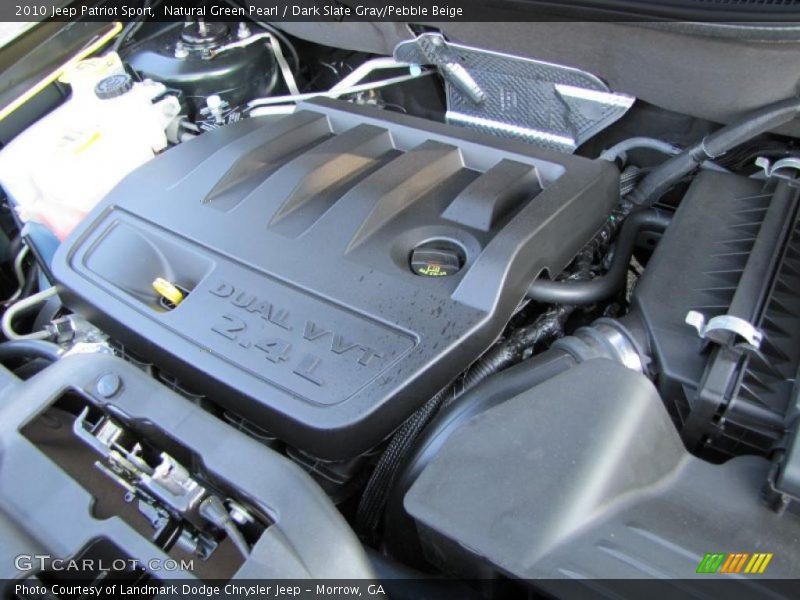 Natural Green Pearl / Dark Slate Gray/Pebble Beige 2010 Jeep Patriot Sport