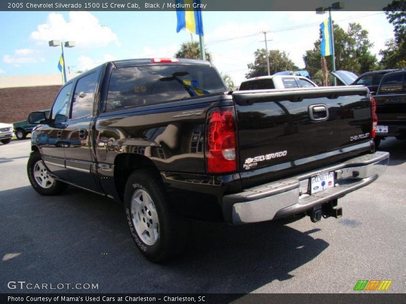 Black / Medium Gray 2005 Chevrolet Silverado 1500 LS Crew Cab