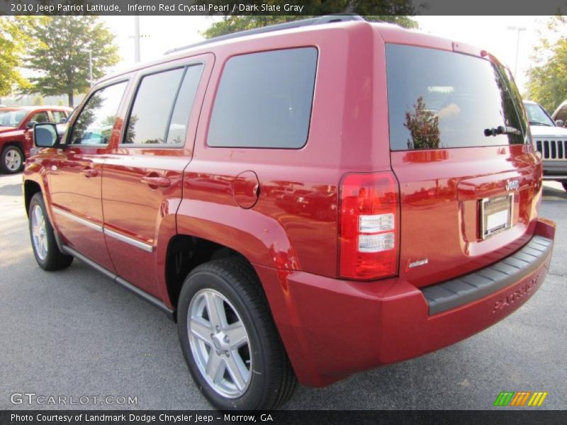 Inferno Red Crystal Pearl / Dark Slate Gray 2010 Jeep Patriot Latitude