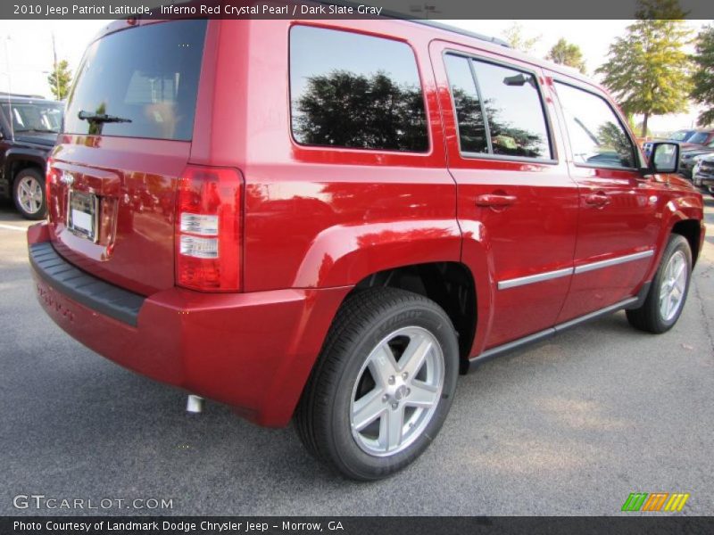 Inferno Red Crystal Pearl / Dark Slate Gray 2010 Jeep Patriot Latitude