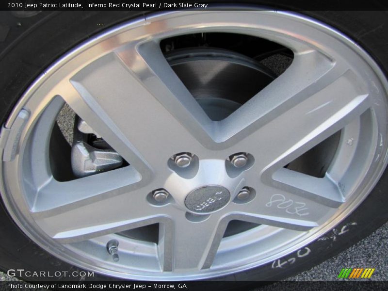 Inferno Red Crystal Pearl / Dark Slate Gray 2010 Jeep Patriot Latitude