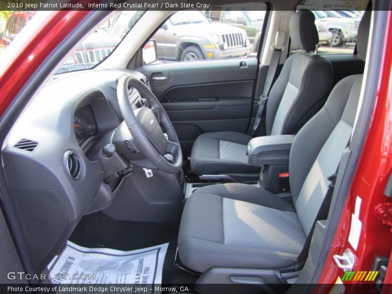 Inferno Red Crystal Pearl / Dark Slate Gray 2010 Jeep Patriot Latitude