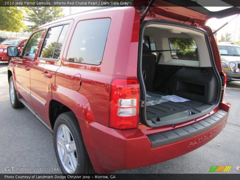 Inferno Red Crystal Pearl / Dark Slate Gray 2010 Jeep Patriot Latitude