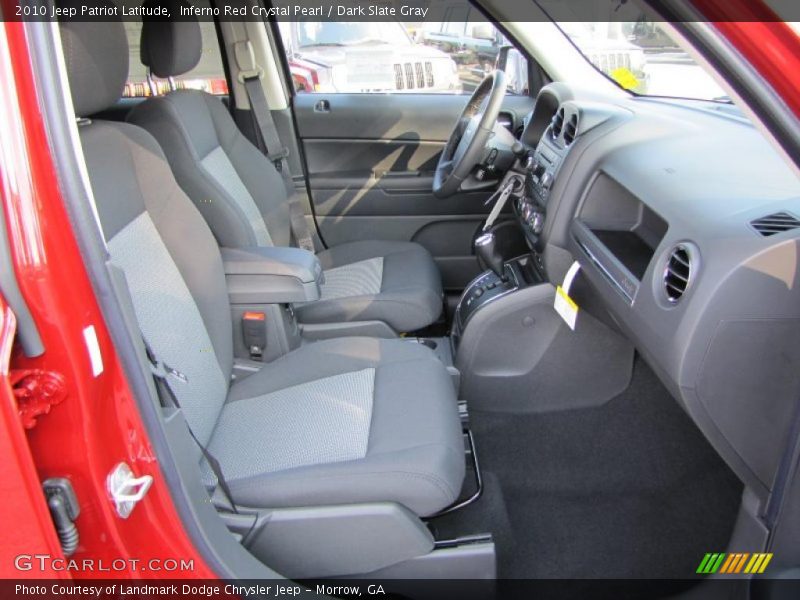 Inferno Red Crystal Pearl / Dark Slate Gray 2010 Jeep Patriot Latitude