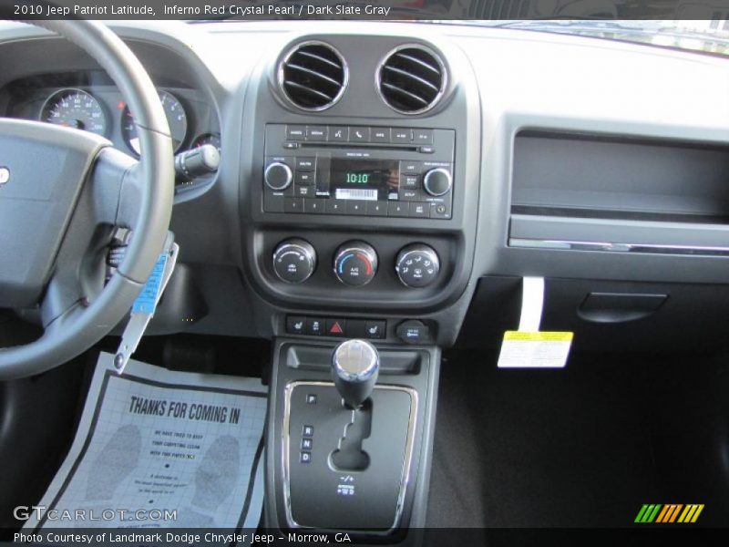 Inferno Red Crystal Pearl / Dark Slate Gray 2010 Jeep Patriot Latitude